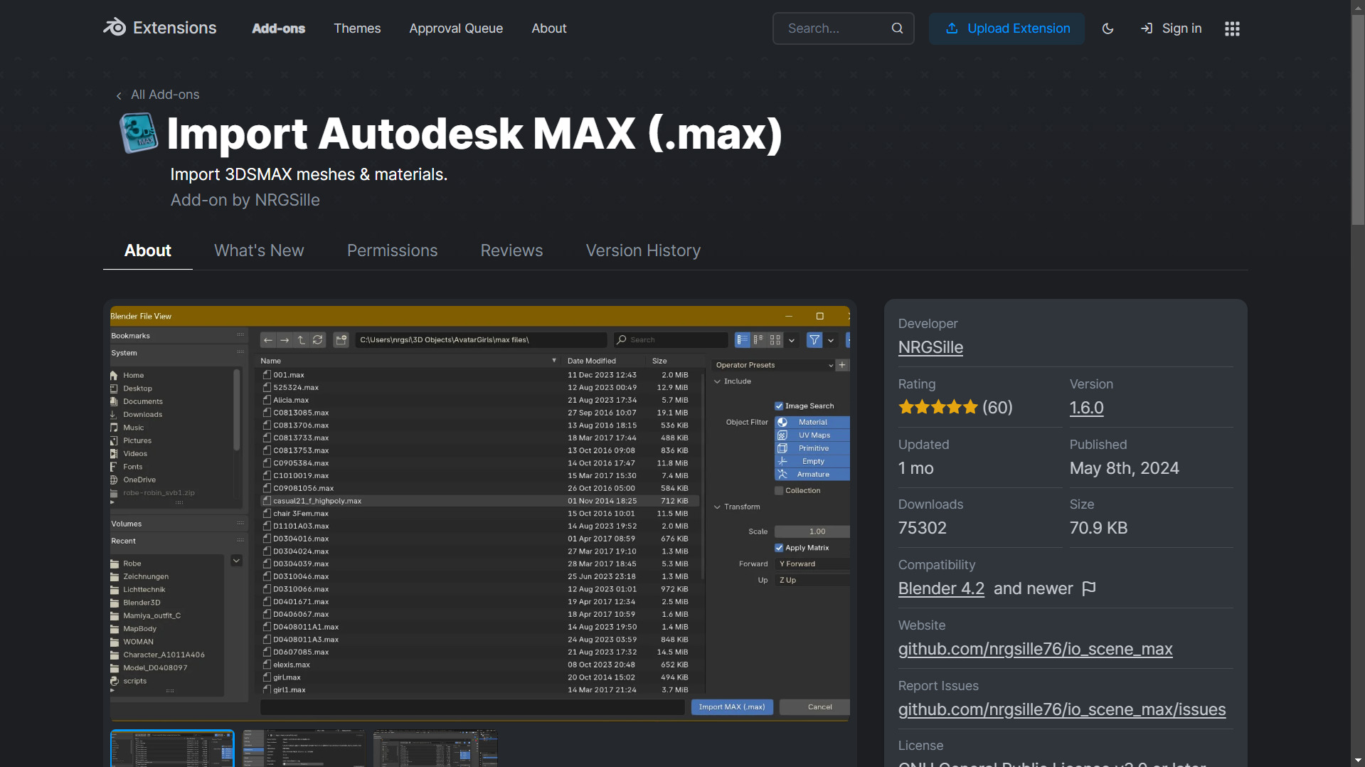 Autodesk MAX Importer for Blender